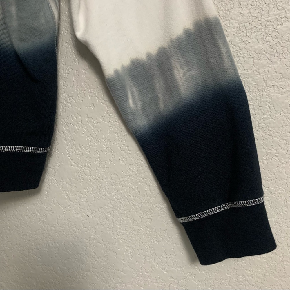 Rails Sweatshirt Womens L Theo Charcoal Dip Dye Tie Dye Ombre Boho Athleisure - Picture 12 of 15